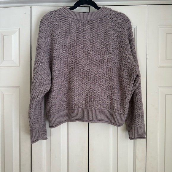 Universal Thread Women’s Purple Knit Cottage Core Cozy Sweater Size Large - Picture 4 of 5